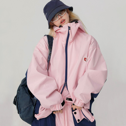 25-26 スノボウェア ピンク 防寒 撥水 3L メンズ レディース