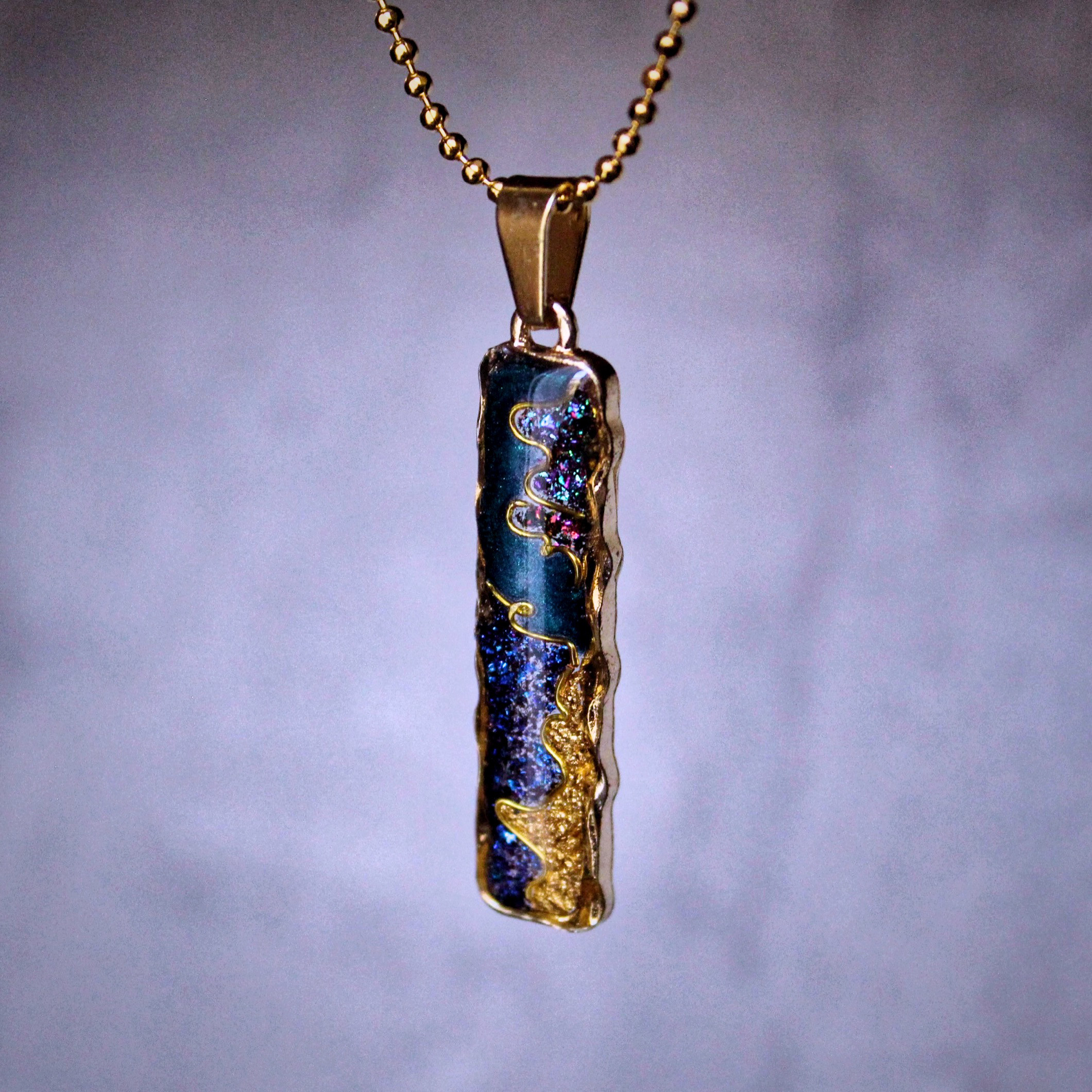 葉重 -hagasane- necklace｜No.02｜1点もの・23kgpチェーン