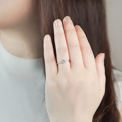 LABダイヤトリオブリリアンスリング J-R250809-2（3週間発送） 10枚目の画像