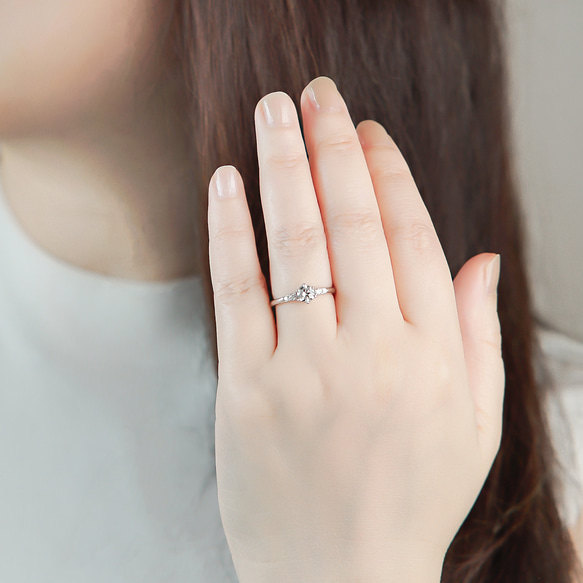 LABダイヤトリオブリリアンスリング J-R250809-2（3週間発送） 10枚目の画像