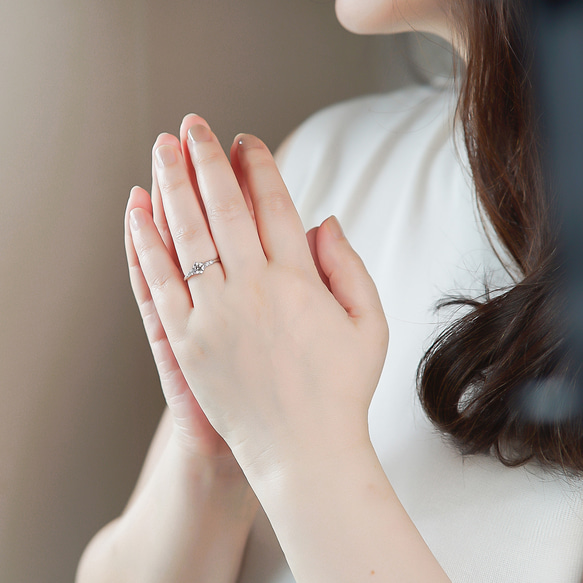 LABダイヤトリオブリリアンスリング J-R250809-2（3週間発送） 12枚目の画像