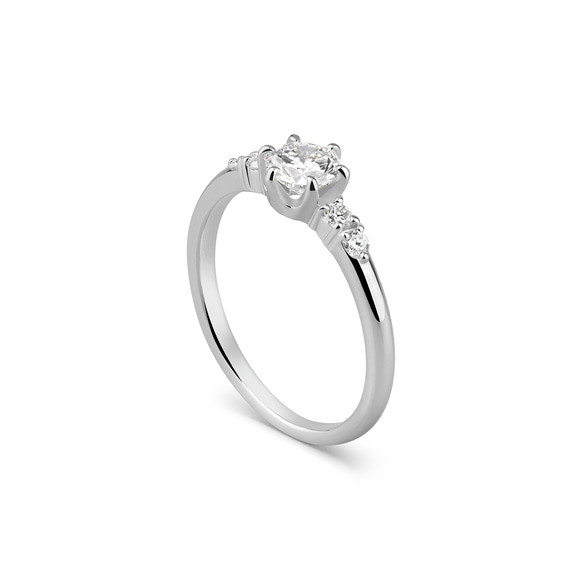 LABダイヤトリオブリリアンスリング J-R250809-2（3週間発送） 3枚目の画像