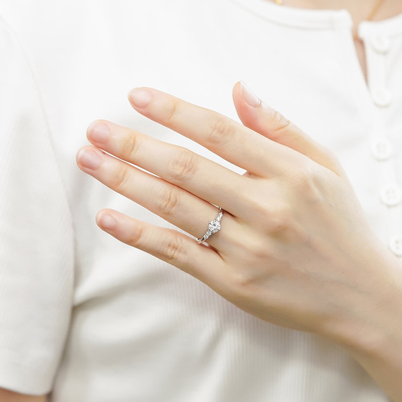 LABダイヤトリオブリリアンスリング J-R250809-2（3週間発送） 6枚目の画像