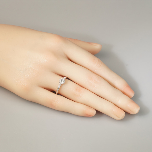 LABダイヤトリオブリリアンスリング J-R250809-2（3週間発送） 14枚目の画像