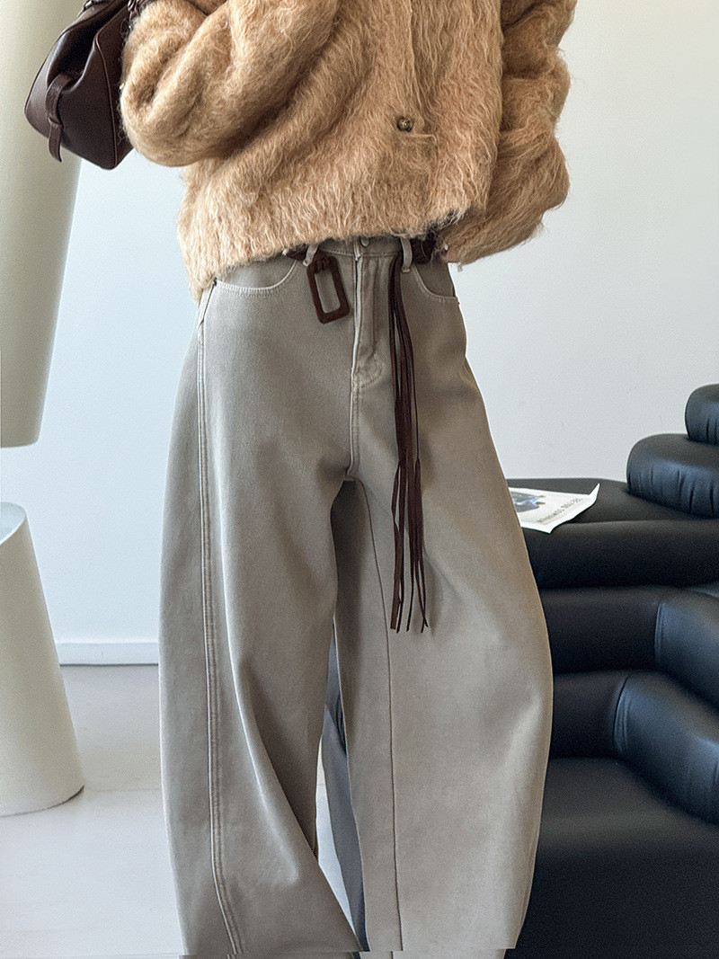 秋新作レディース裏起毛 厚手 デニムパンツ【返品・交換可】品質最優先25-595 9,191円