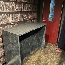 2人掛けカウンター　石っぽいバーカウンター　レジカウンター　受付カウンター 14枚目の画像