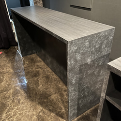 2人掛けカウンター　石っぽいバーカウンター　レジカウンター　受付カウンター 7枚目の画像