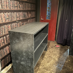 2人掛けカウンター　石っぽいバーカウンター　レジカウンター　受付カウンター 8枚目の画像