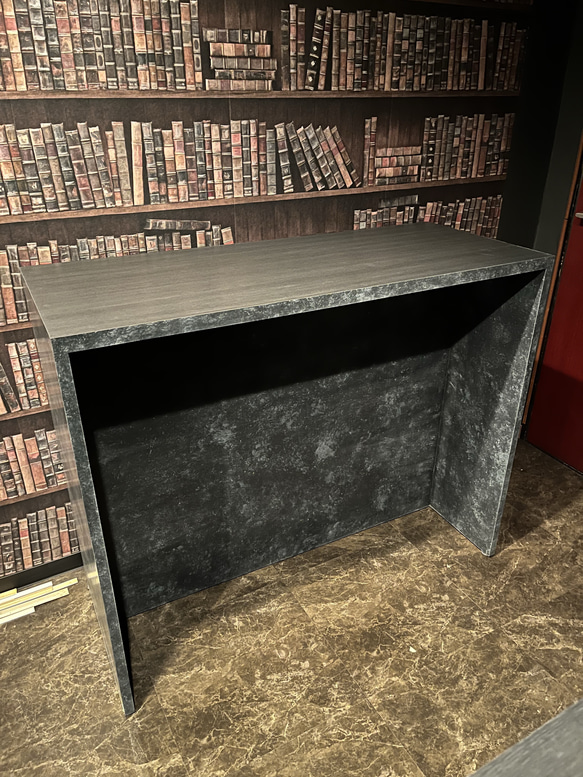 3人掛けカウンター　石っぽいバーカウンター　レジカウンター　受付カウンター 6枚目の画像