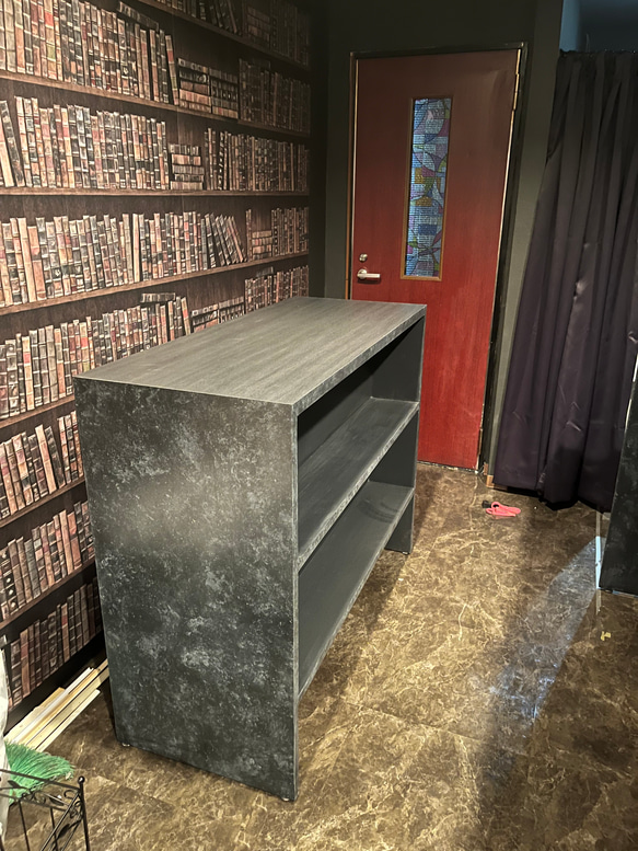 3人掛けカウンター　石っぽいバーカウンター　レジカウンター　受付カウンター 8枚目の画像