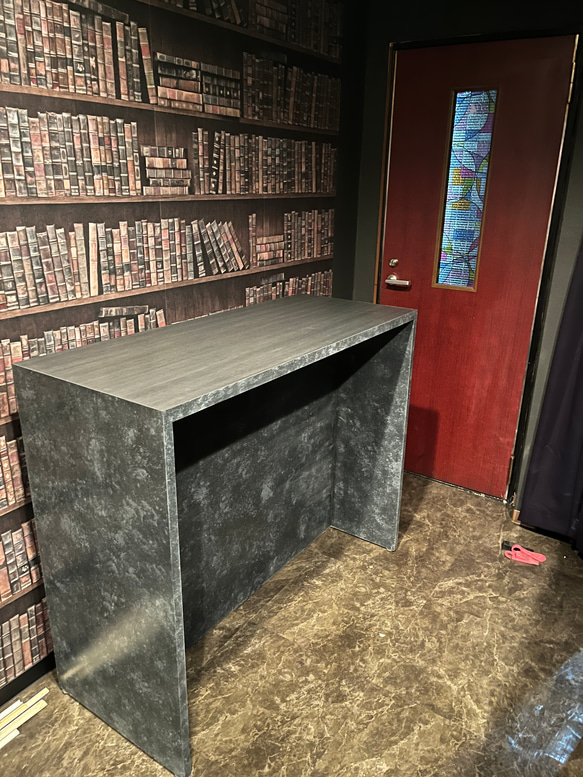 3人掛けカウンター　石っぽいバーカウンター　レジカウンター　受付カウンター 14枚目の画像