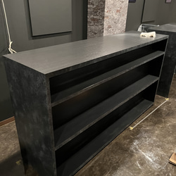 3人掛けカウンター　石っぽいバーカウンター　レジカウンター　受付カウンター 4枚目の画像