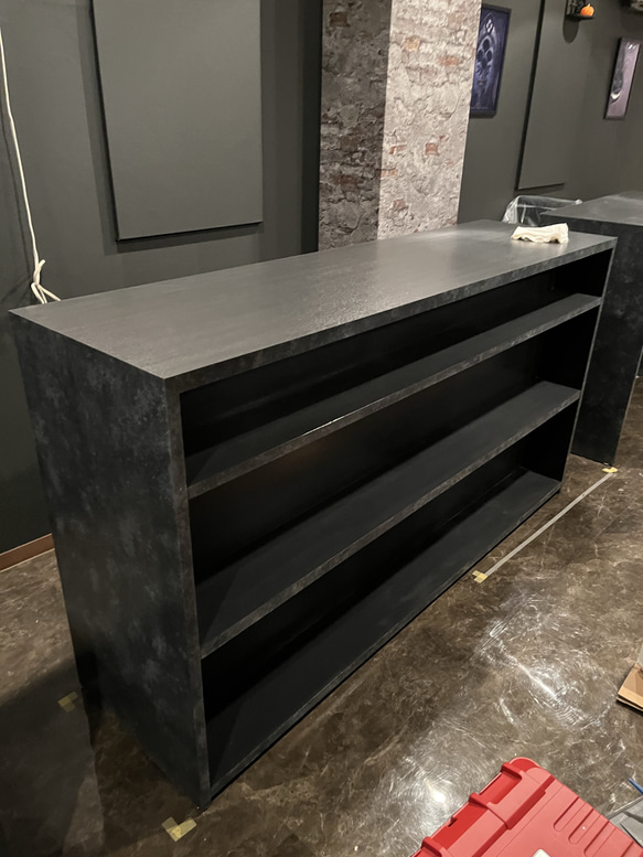 3人掛けカウンター　石っぽいバーカウンター　レジカウンター　受付カウンター 4枚目の画像