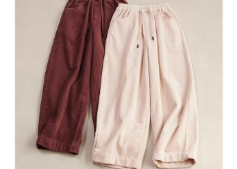 ✿ コーデュロイ. 秋冬新作 コーデュロイ ワイドパンツ リラックスフィット  厚手保温 選べる5色