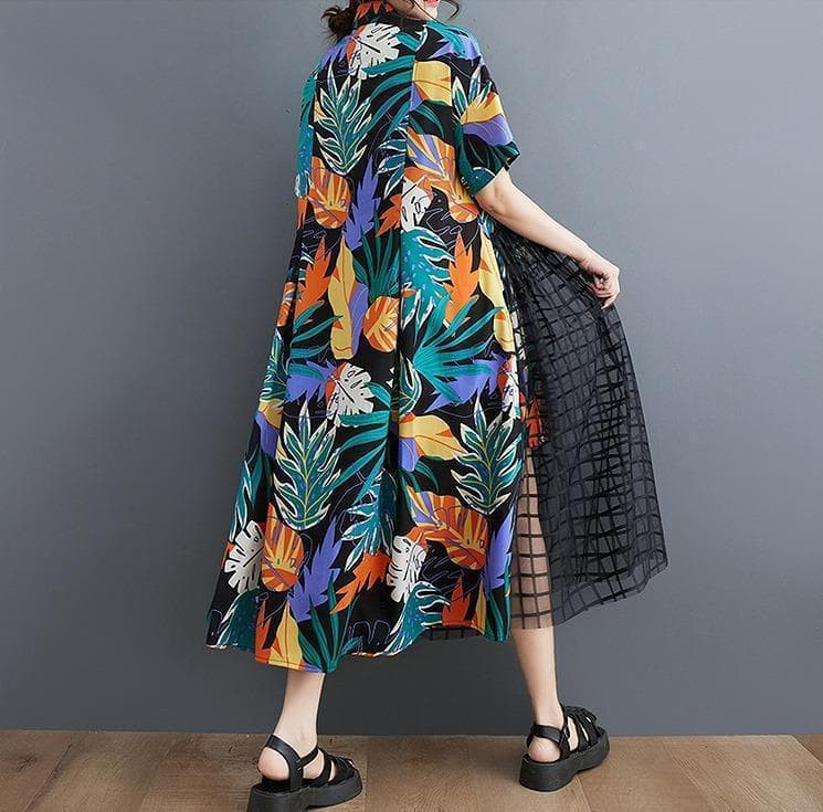 大きいサイズ レディース ワンピース　レース　肌見せ　春夏 秋 新品 半袖