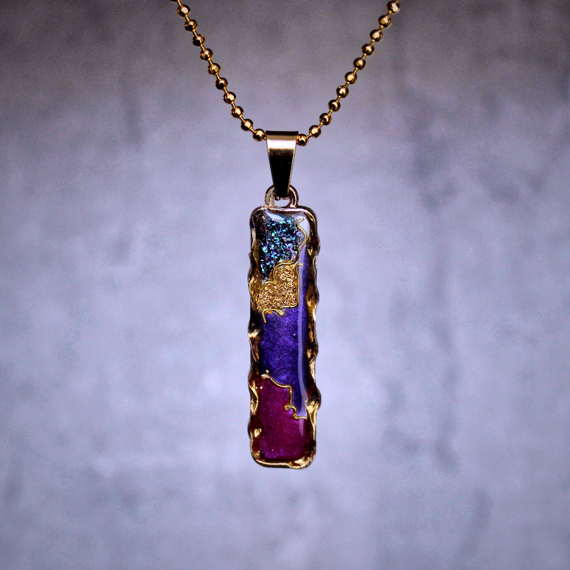 葉重 -hagasane- necklace｜No.03｜1点もの・23kgpチェーン