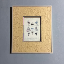 ボタニカルの版画のフランス額装 タペストリー・壁掛け RINFA 通販