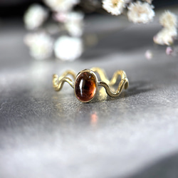 受注制作】インカローズ リング（真鍮・シルバー） 指輪・リング