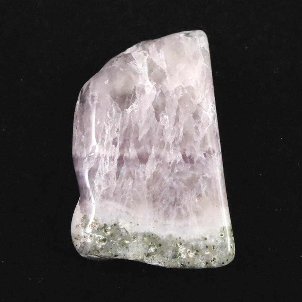 H&E社 サウラライトアゼツライト   アメジスト共生 タンブル  10.5g #19404