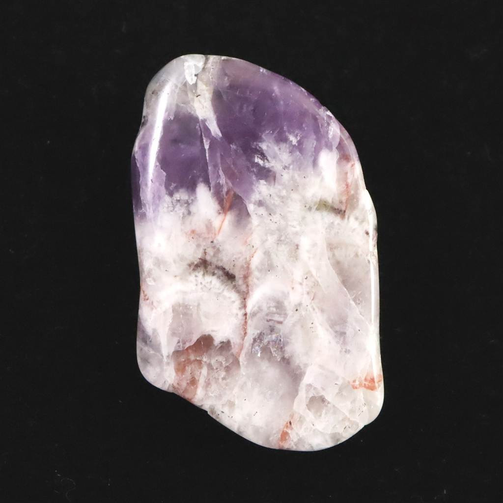 H&E社 サウラライトアゼツライト   アメジスト共生 タンブル  7.5g #89042