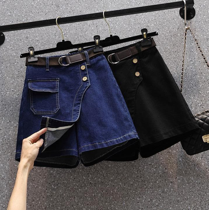 大きいサイズ レディース デニム　ショートパンツ　新品