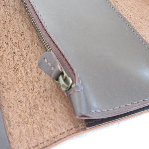 ワンオフ♪《biker mono》サドルレザー・ダブルコンチョ・ロングウォレット・059・復刻