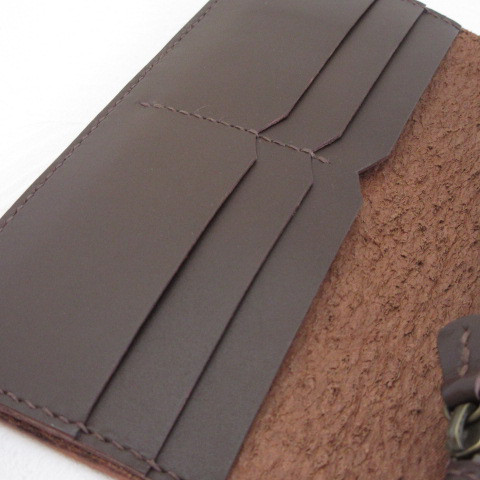 ワンオフ♪《biker mono》サドルレザー・ダブルコンチョ・ロングウォレット・059・復刻