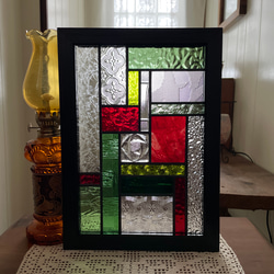ステンドグラス パネル 昭和レトロ ガラス引き戸 その他インテリア雑貨