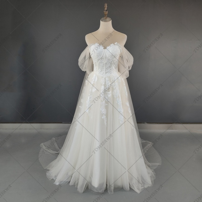 ウェディングドレス 誕生日会  二次会 発表会 結婚式ドレス F636