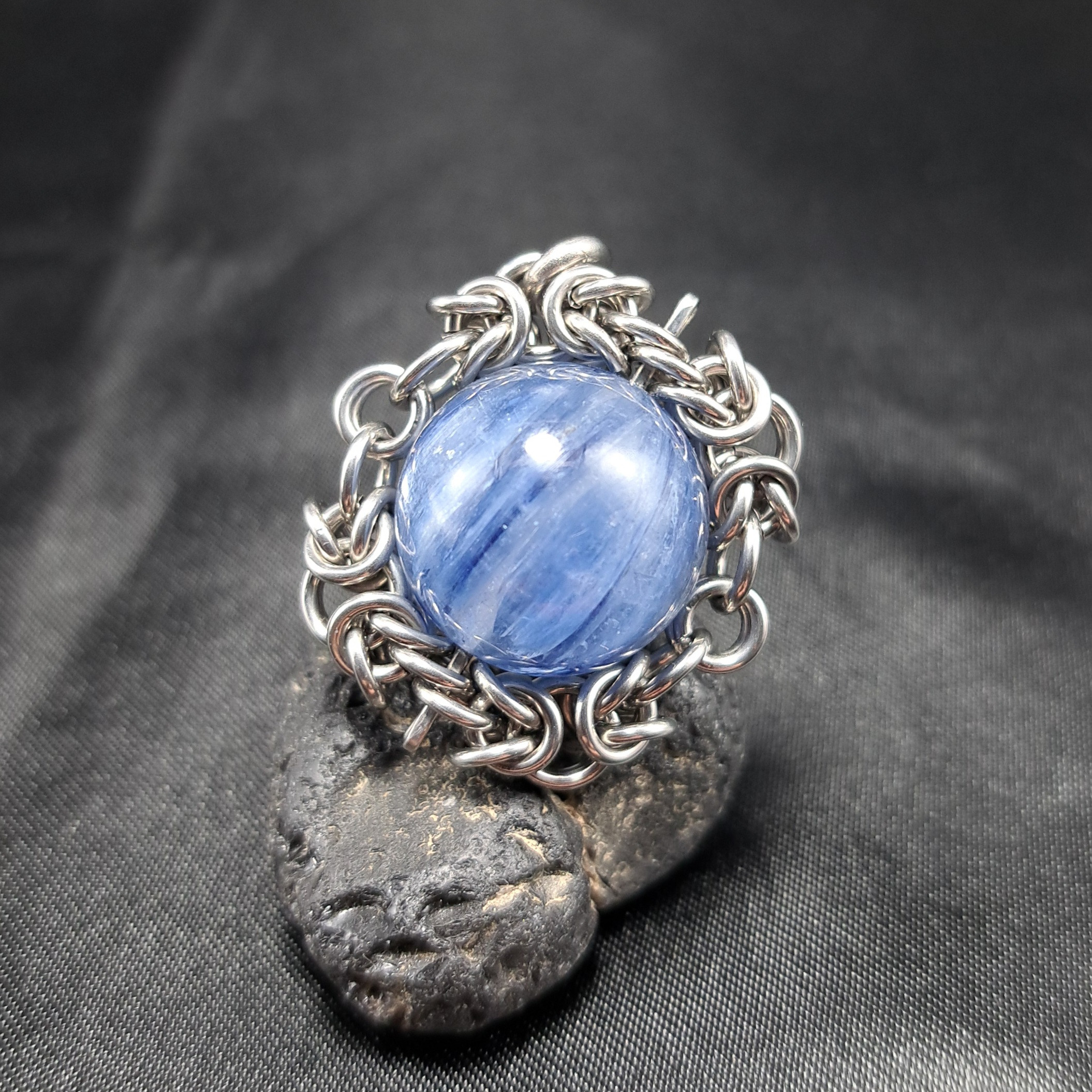 大珠! カイヤナイトシリカ　ペンダントトップ 4,720円