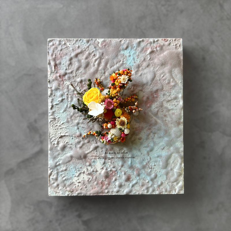 ボタニカルボード　ピクトグラム　レオパードゲッコー フラワーギフト かわいい ビビッド アニマル モールテックス 壁掛け