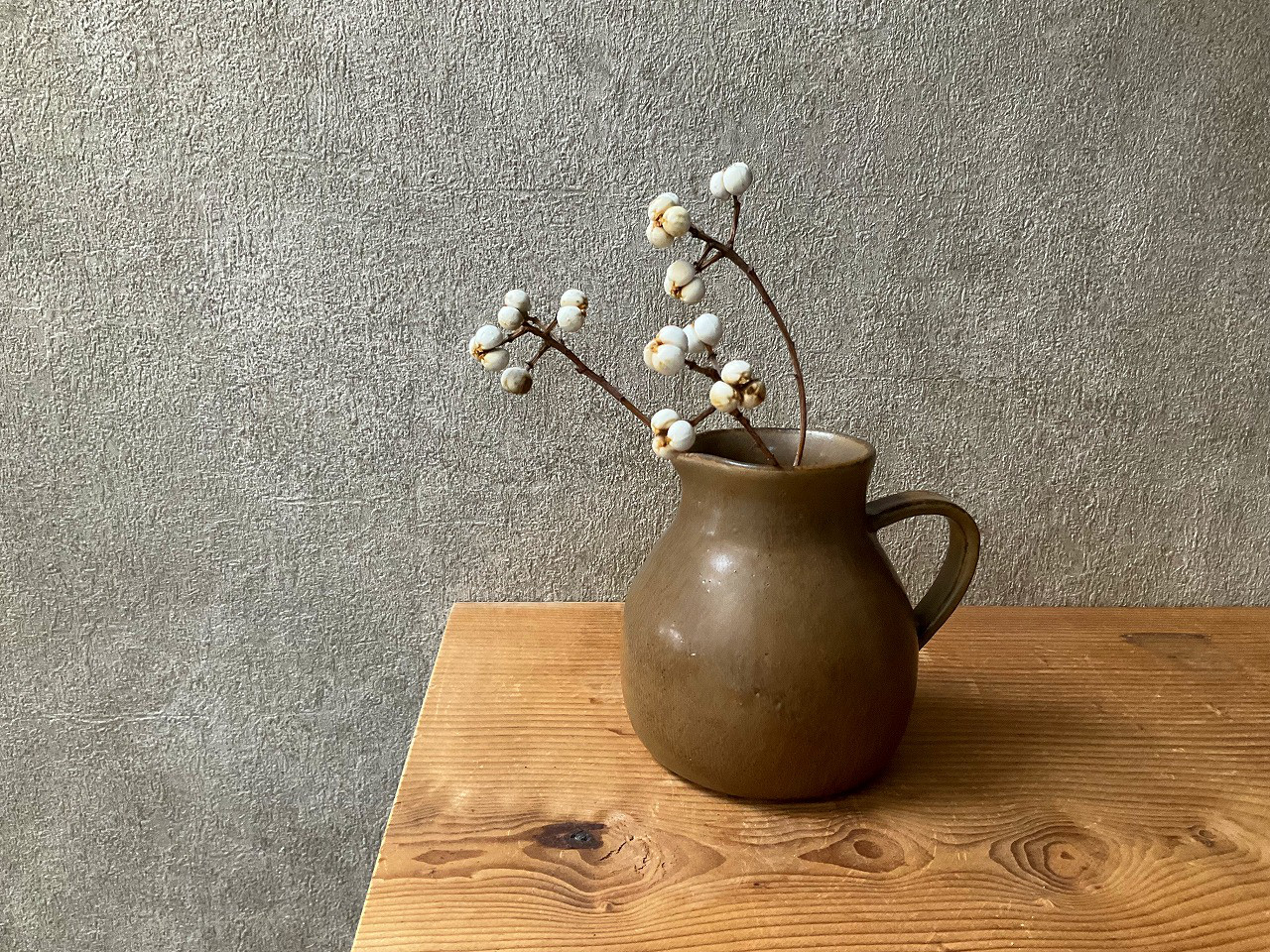 鉄マット釉ピッチャーⅠ