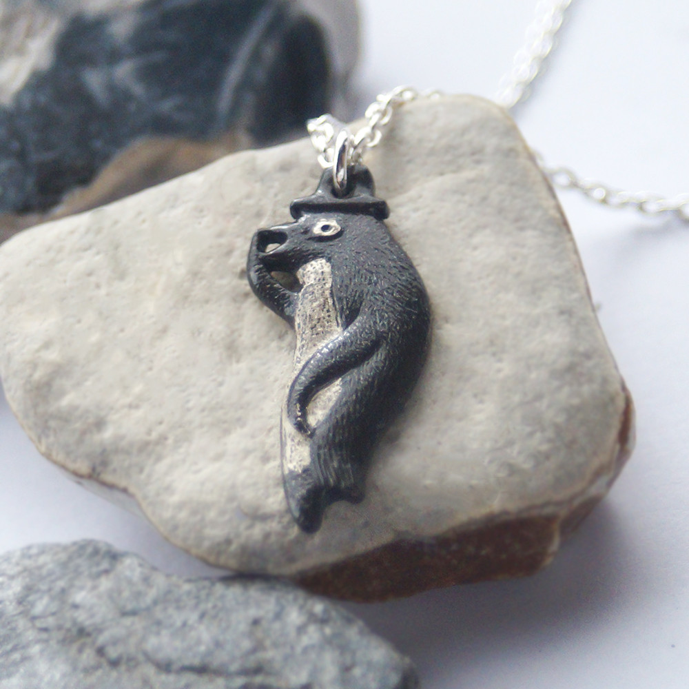 POW!ペンギン シルバーネックレス