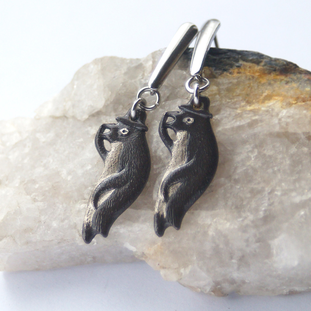 POW!ペンギン スタッドピアス