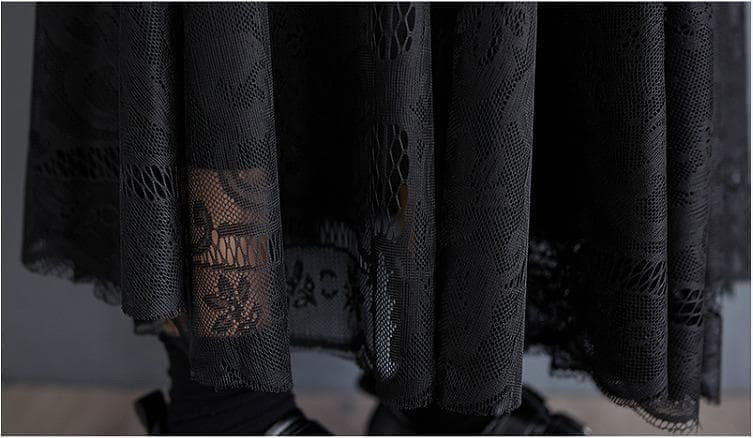 大きいサイズ ロング　スカート　レース　レディース 秋冬　春 新品h