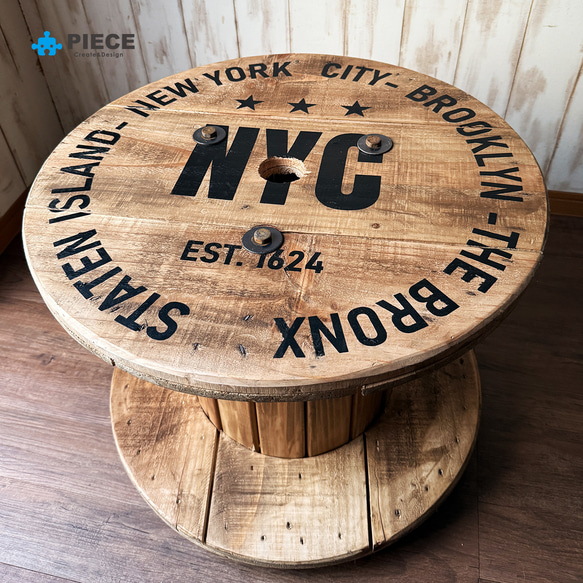 ケーブルドラム 電線ドラム テーブル アメリカン インテリア ガレージ NYC② ケーブルドラム 電線ドラム テーブル アメリカン インテリア ガレージ