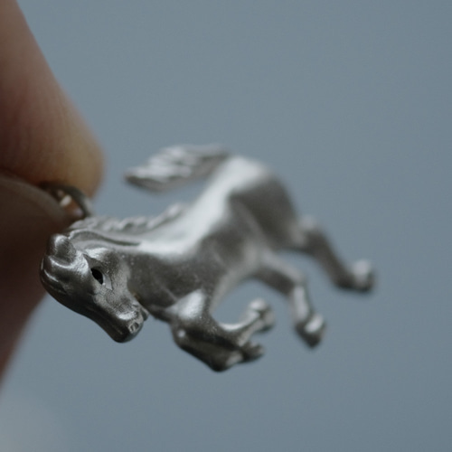 兩件組）925銀馬和馬蹄鐵項鍊項鍊（男士） cloud-blue 的作品20193935