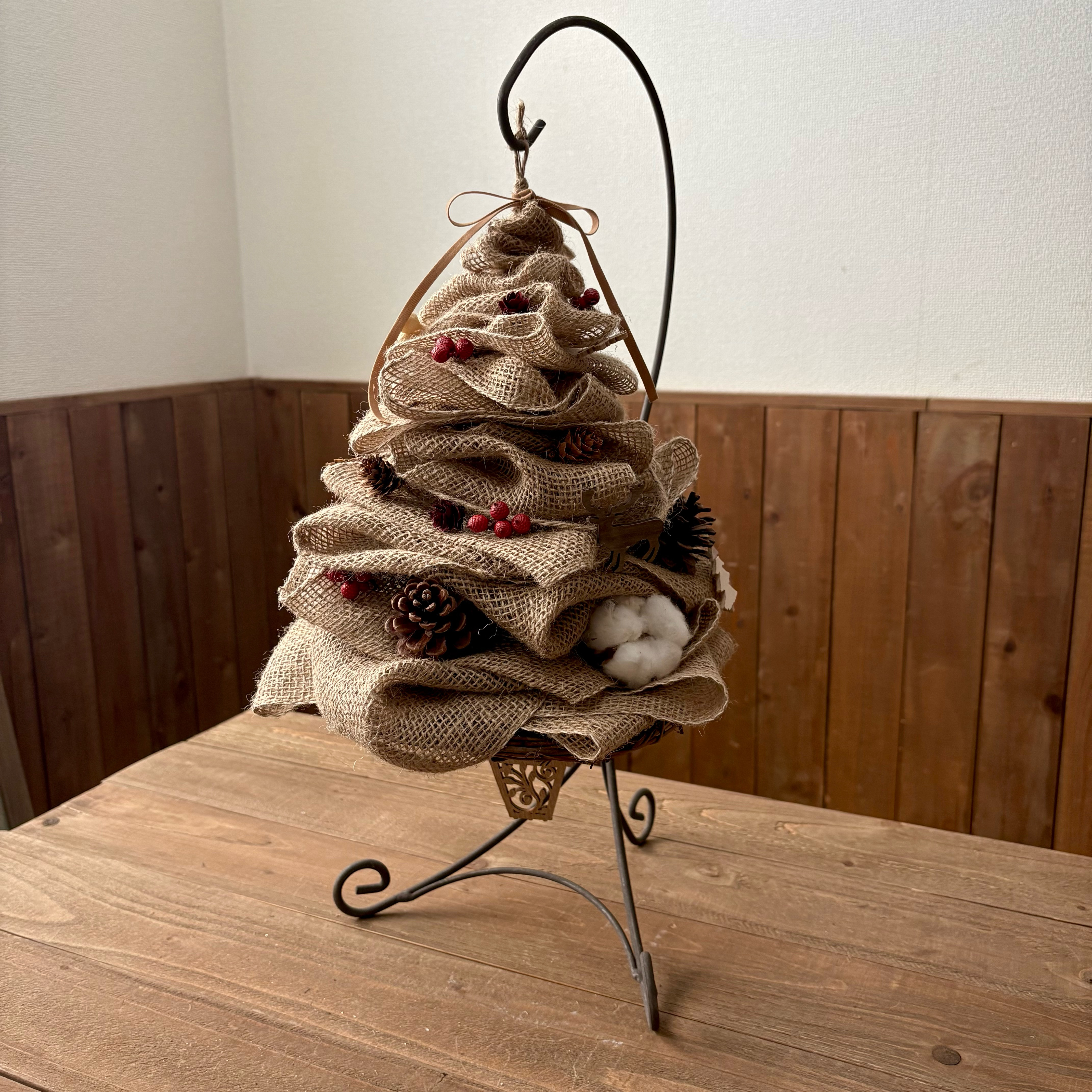 北欧 フライングツリー　ナチュラル　麻ジュート