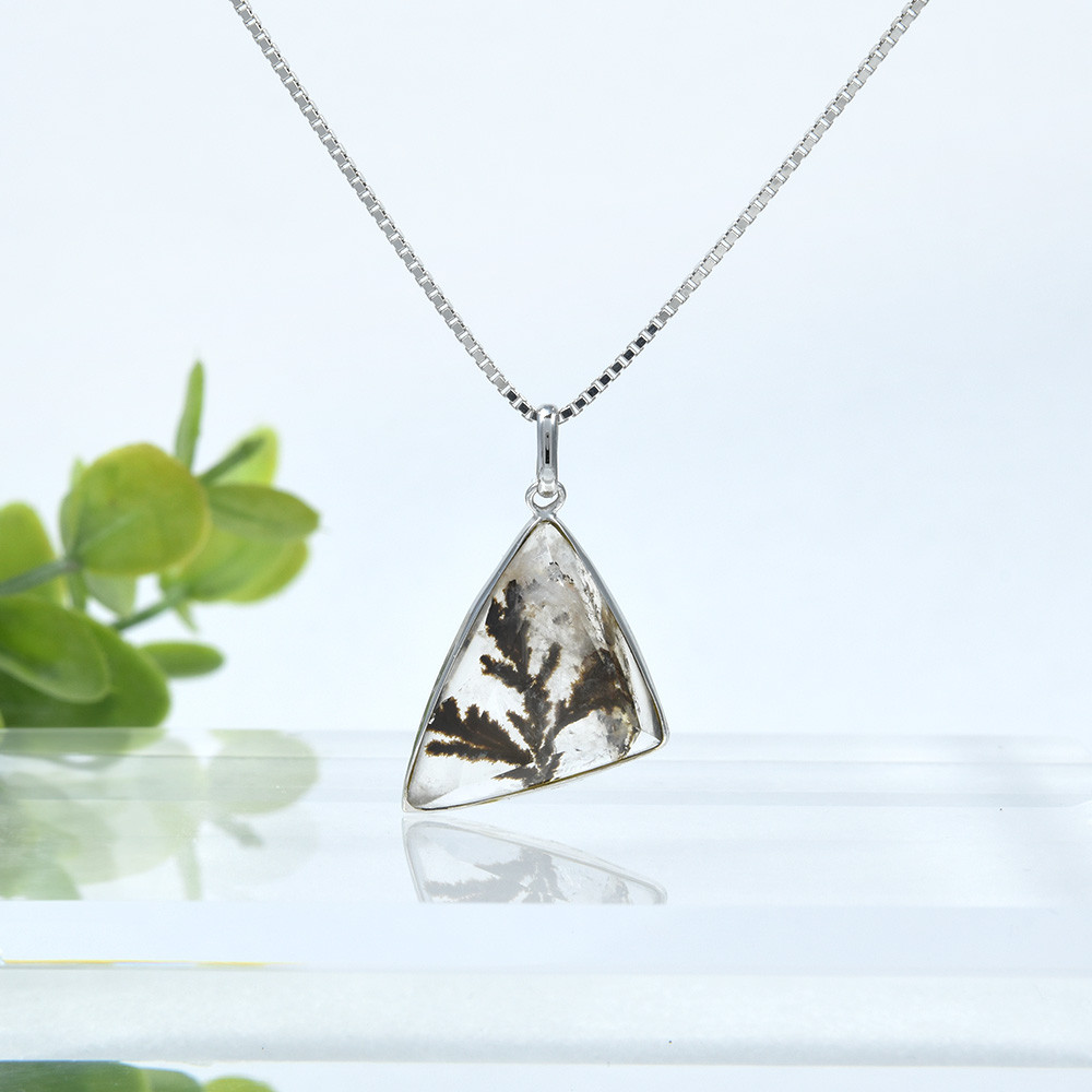 K18 デンドリティッククォーツ ペンダントトップ 1点もの CI029CIBSN