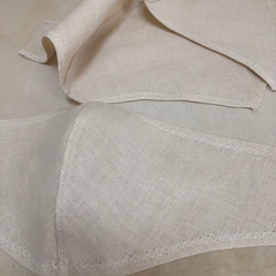 ヘンプ一重仕立てマスク 2枚目の画像