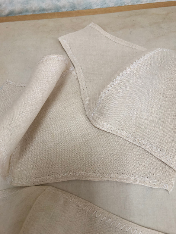 ヘンプ一重仕立てマスク 5枚目の画像