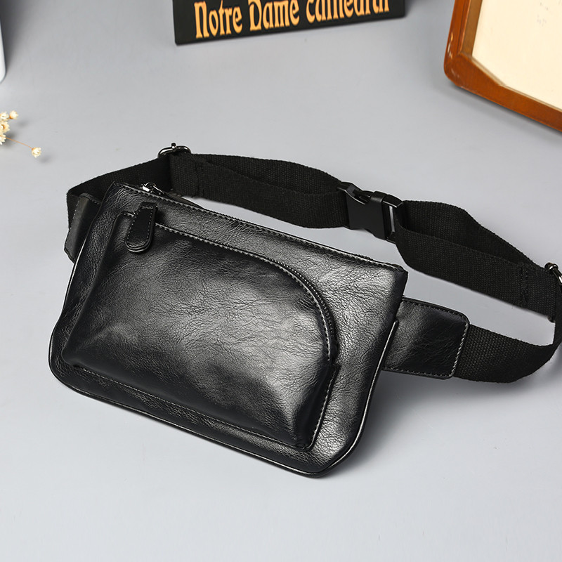 新型潮男街頭ウエストバッグファッション胸バッグ斜めショルダーバッグ胸ポケット斜め掛け携帯バッグ韓国版ワンショルダー男性バ