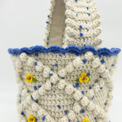 Tyrolean basket (polka dot)チロリアンバスケット 2枚目の画像