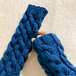 バラクラバ パープル 手編み フード付きネックウォーマー 男女兼用