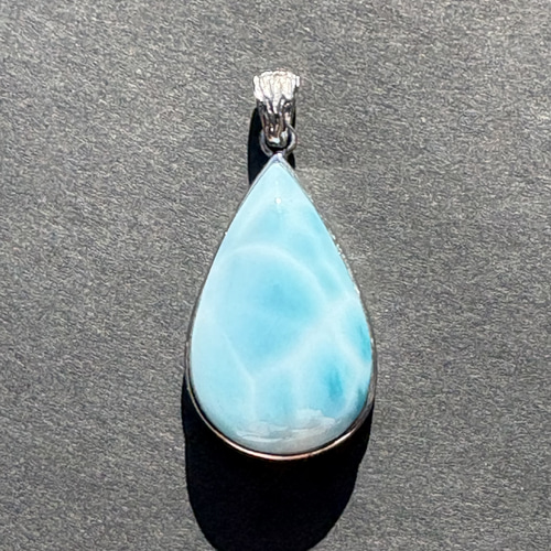 ラリマー滴型ペンダント シルバー925 ラリマー滴型ペンダントトップ