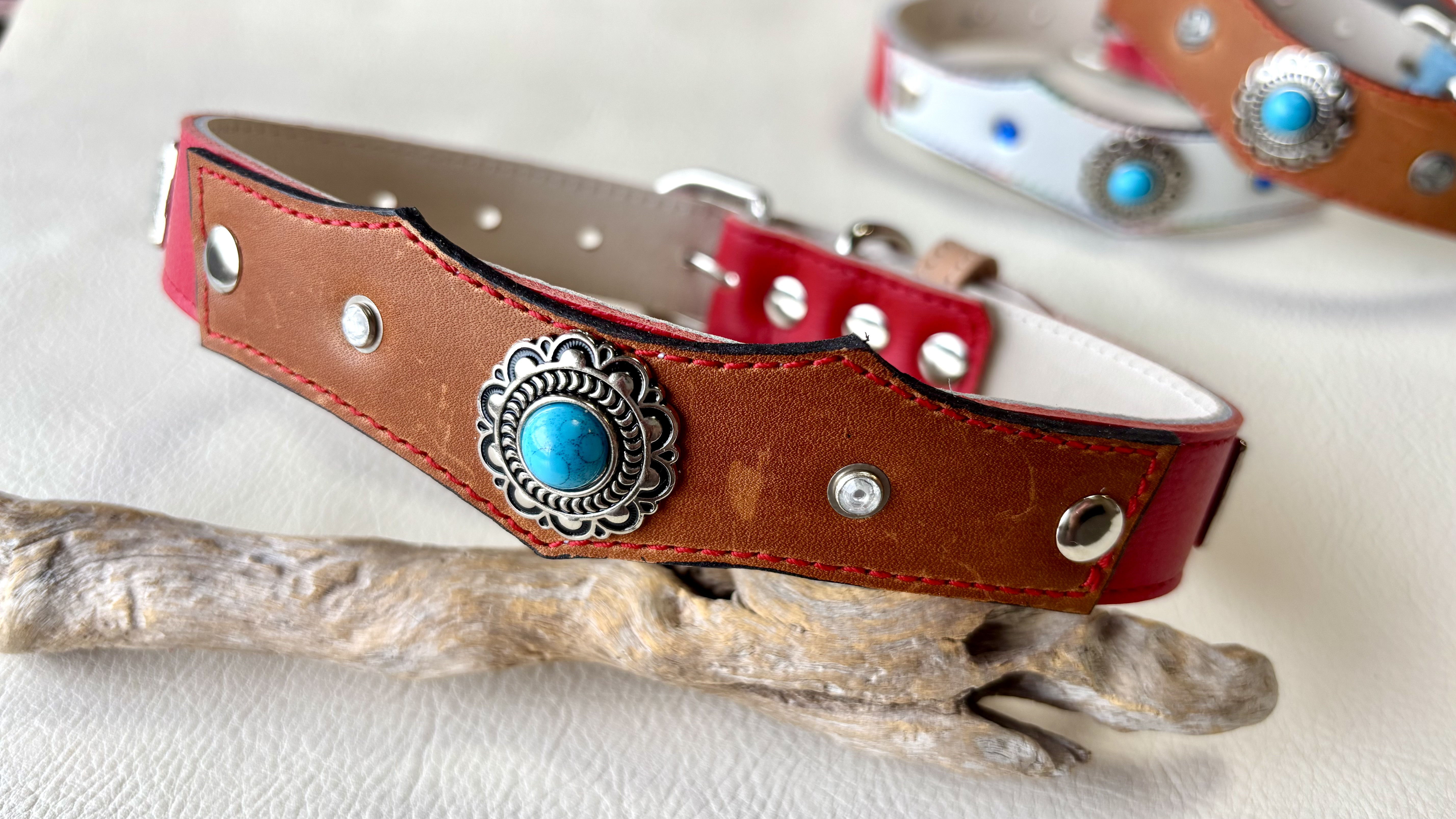 713 レザーわんこ犬の首輪