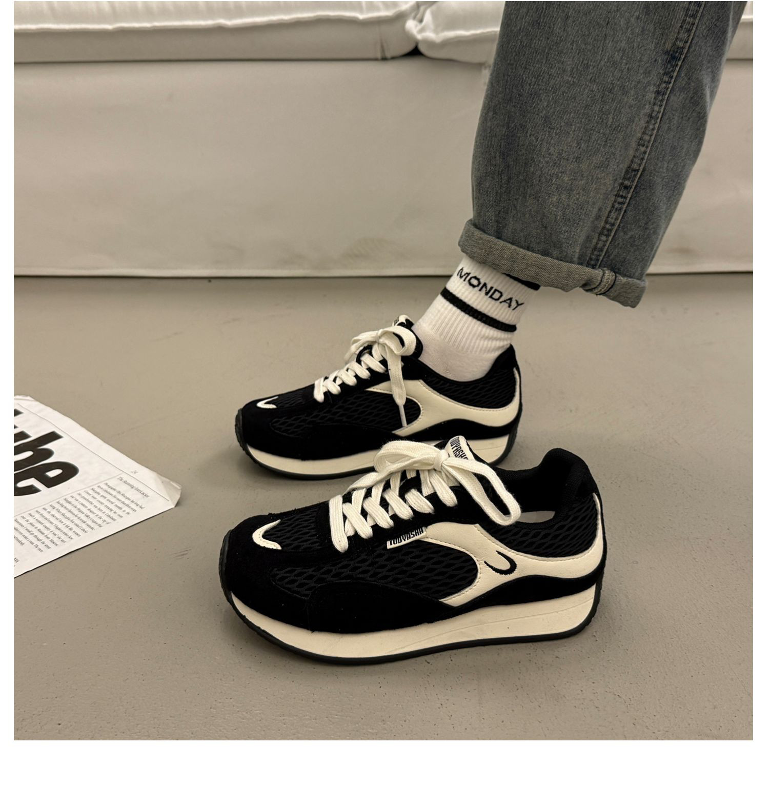 ヒット商品 フルラ厚底シューズ 女性用 夏向け 薄手タイプ ドイツ軍靴 アーガンシューズ 2025新作 足元高め 通気性