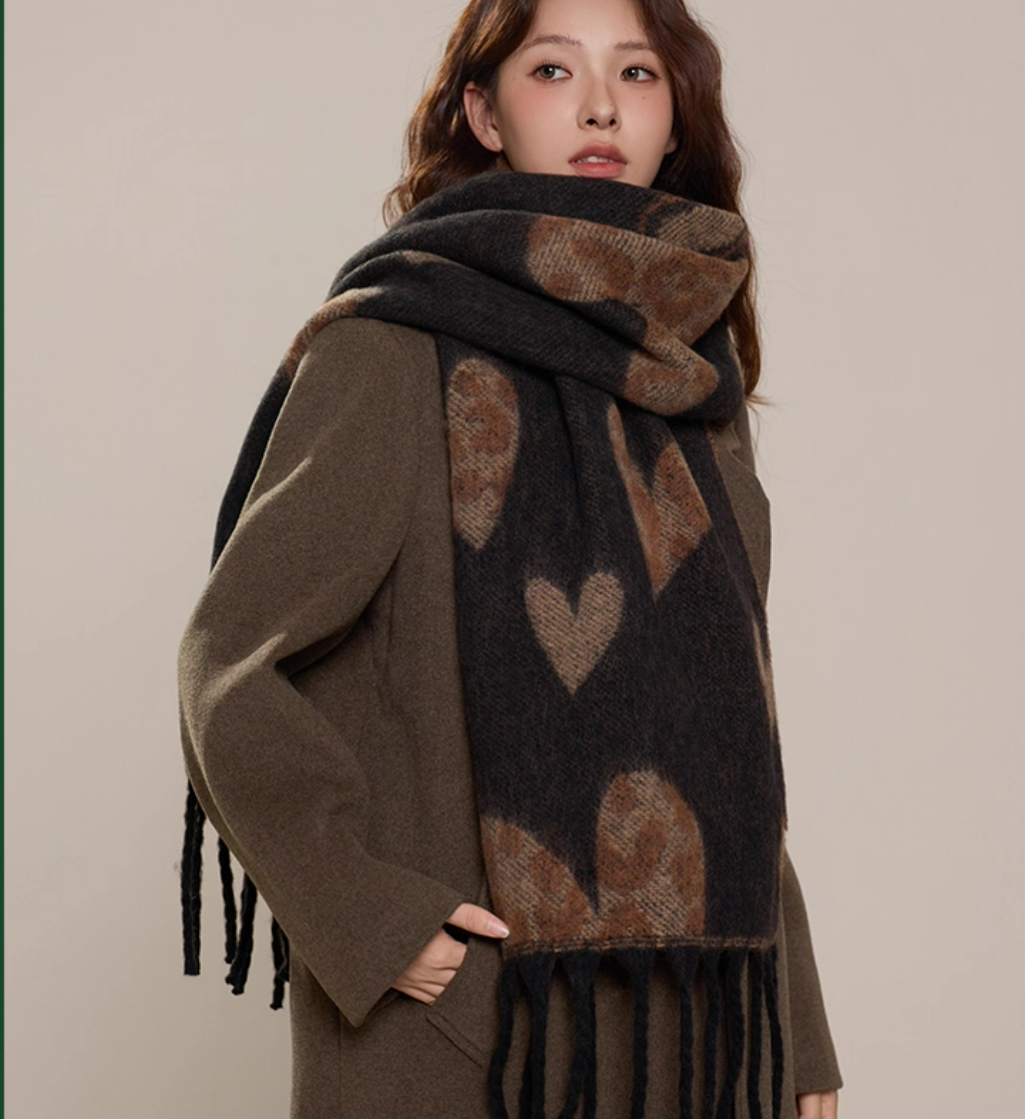 ウール マフラー　9～14日届け送料込み