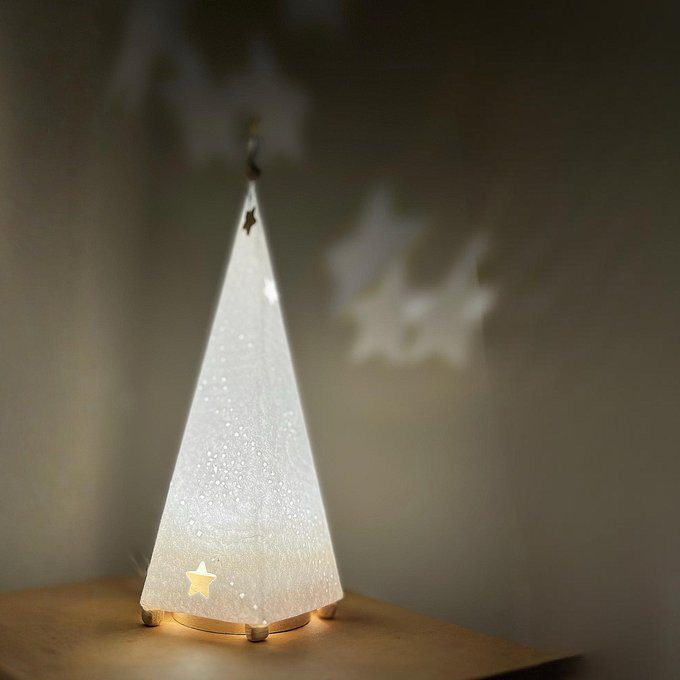 星がなる和紙のツリーライト