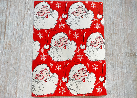 U.S.A. ヴィンテージ包装紙【HoHoHo】DA-WP099 5枚目の画像